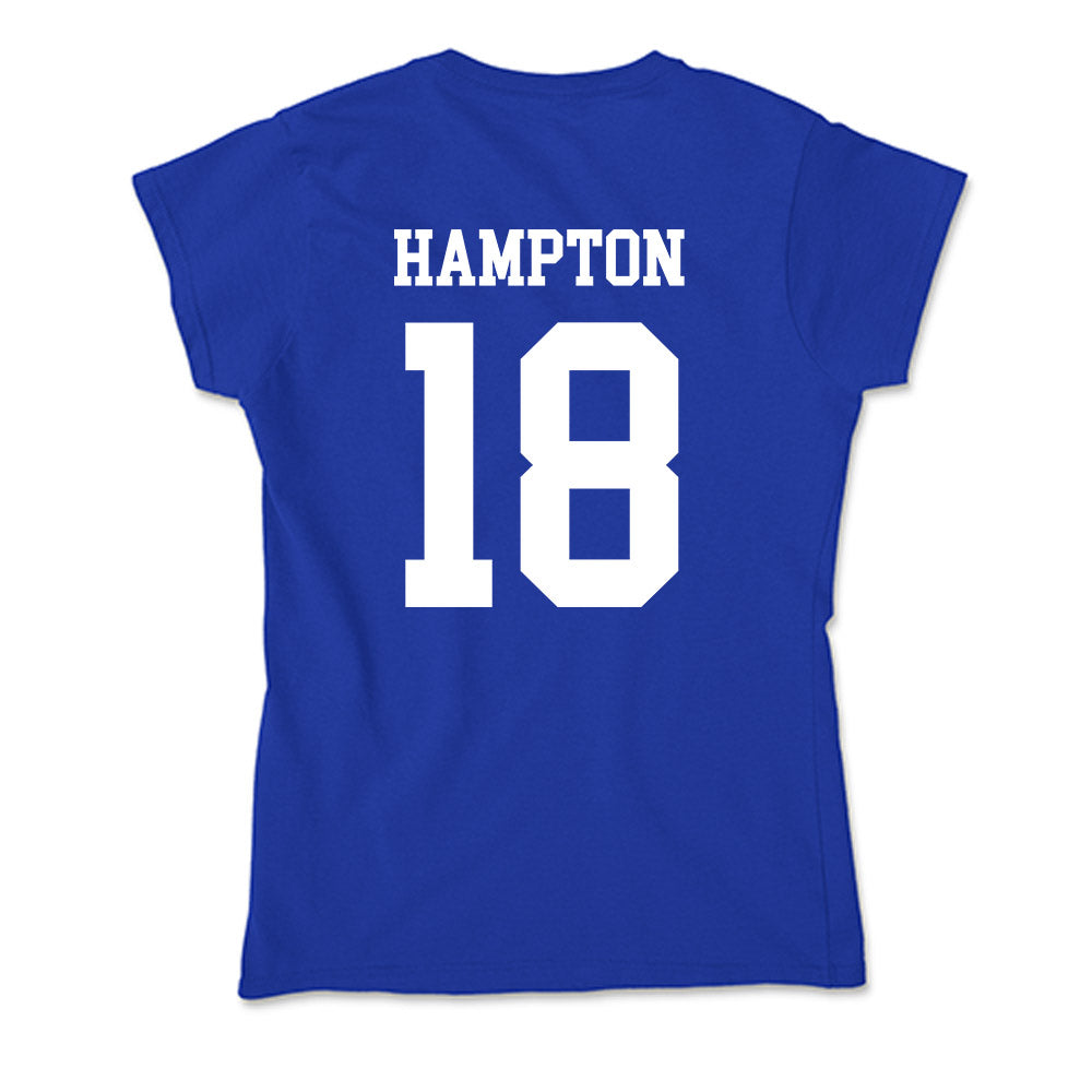 LA Tech - NCAA Football : Jaitlin Hampton - Soft Style Women’s T-Shirt-1