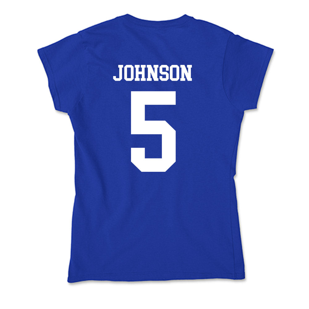 LA Tech - NCAA Football : Ahkhari Johnson - Soft Style Women’s T-Shirt-1