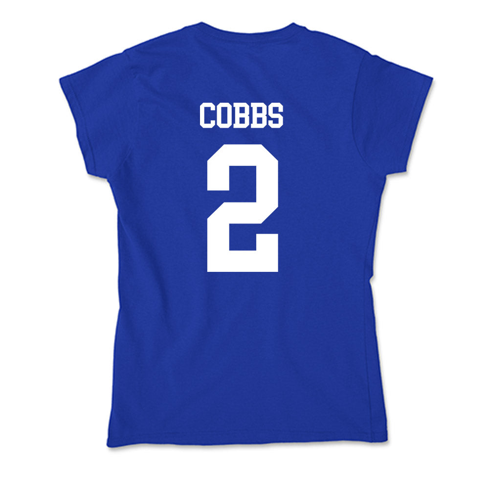 LA Tech - NCAA Football : Josh Cobbs - Soft Style Women’s T-Shirt-1