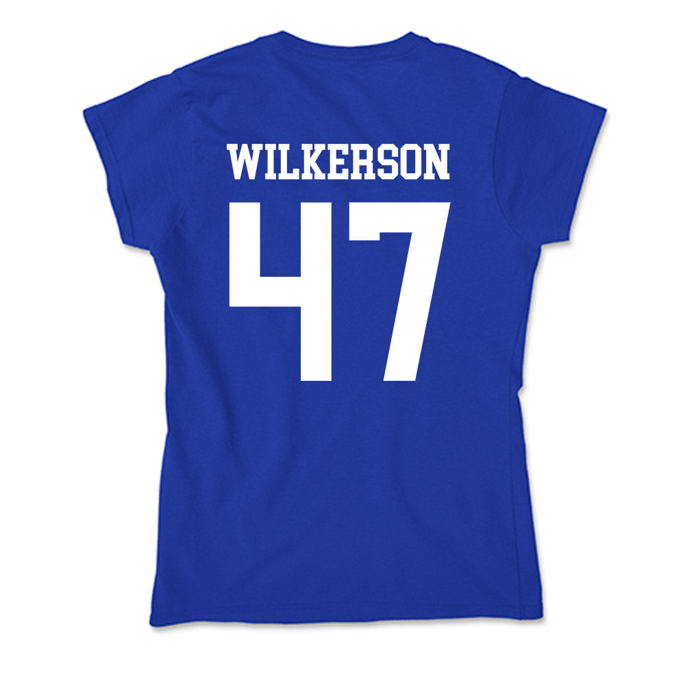 LA Tech - NCAA Football : Jay Wilkerson - Soft Style Women’s T-Shirt-1