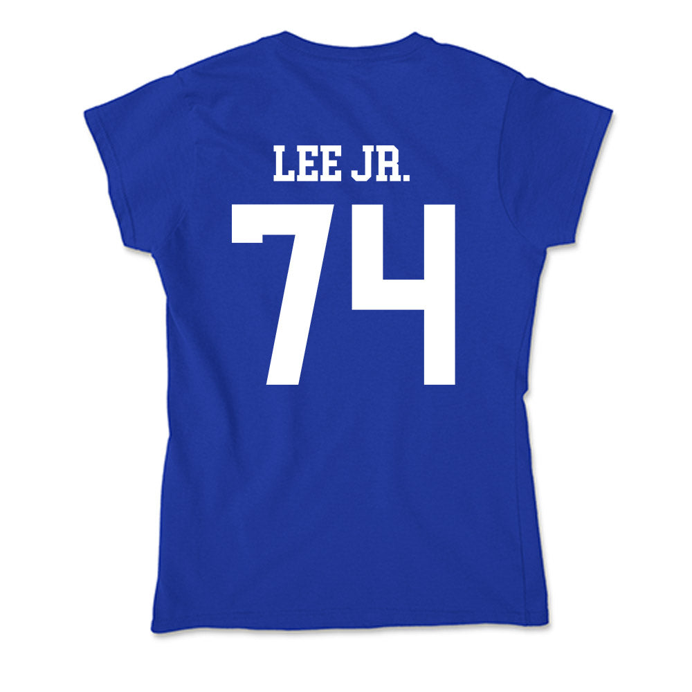 LA Tech - NCAA Football : Jamon Lee Jr. - Soft Style Women’s T-Shirt-1