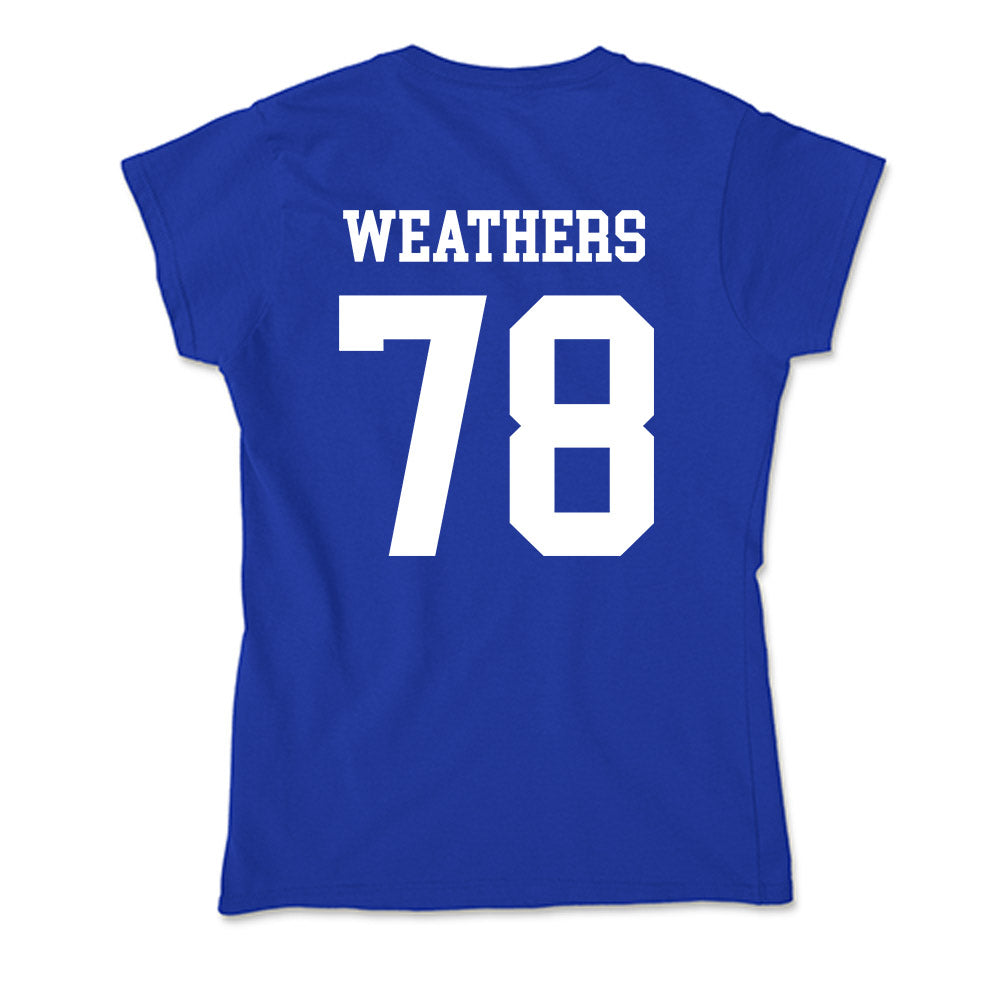 LA Tech - NCAA Football : Bryson Weathers - Soft Style Women’s T-Shirt-1