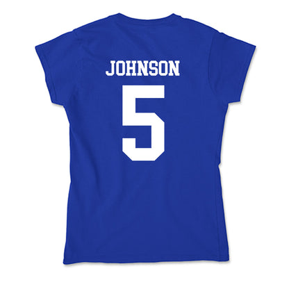 LA Tech - NCAA Football : Benji Johnson - Soft Style Women’s T-Shirt-1