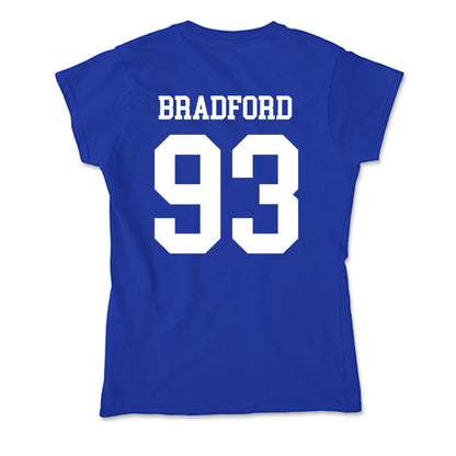 LA Tech - NCAA Football : Jacob Bradford - Soft Style Women’s T-Shirt-1