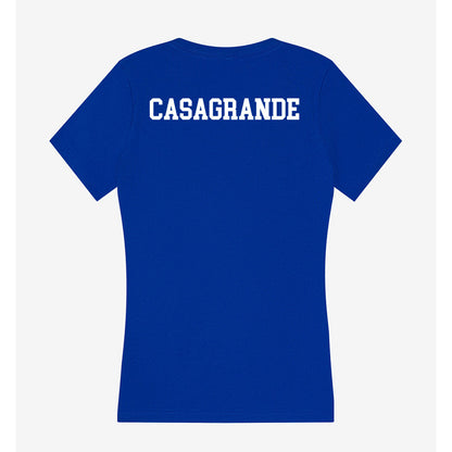 LA Tech - NCAA Men's Track & Field : Andrew Casagrande - Women's V-Neck T-Shirt-1