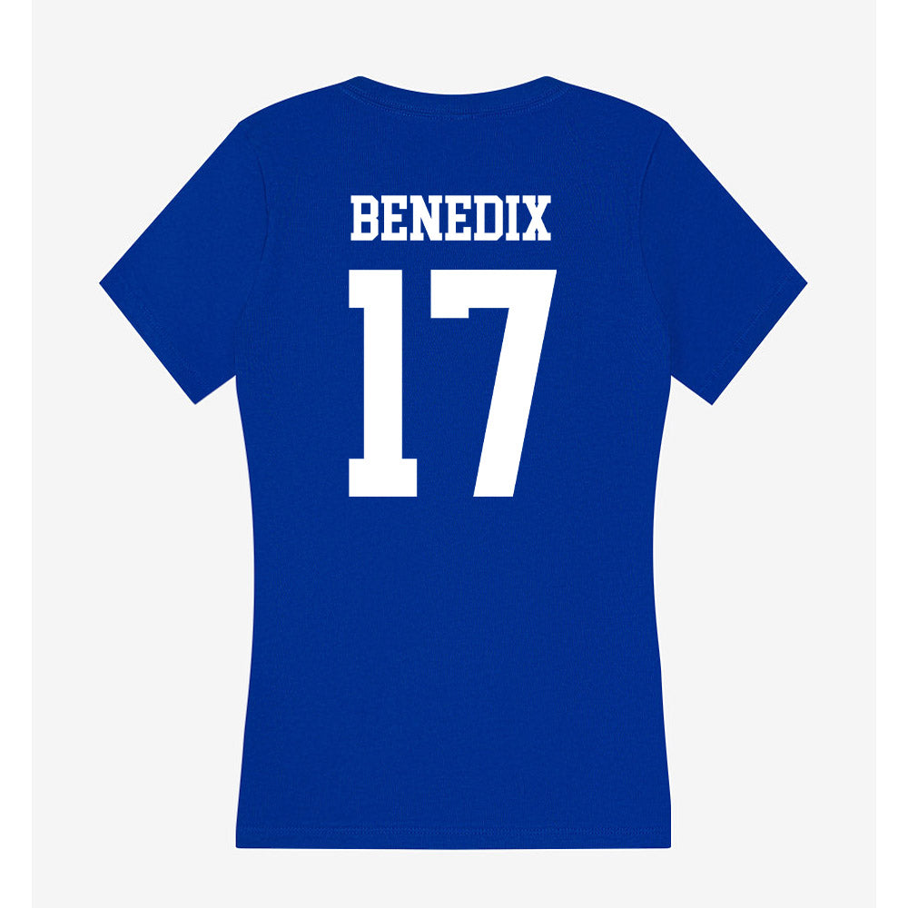 LA Tech - NCAA Football : Dane Benedix - Women's V-Neck T-Shirt-1