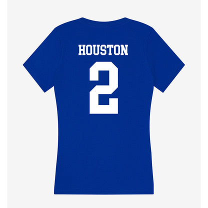 LA Tech - NCAA Baseball : Nathan Houston - Women's V-Neck T-Shirt-1
