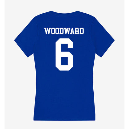 LA Tech - NCAA Women's Soccer : Charlotte Woodward - Women's V-Neck T-Shirt-1