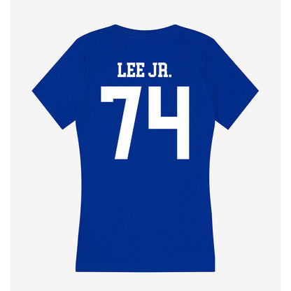LA Tech - NCAA Football : Jamon Lee Jr. - Women's V-Neck T-Shirt-1