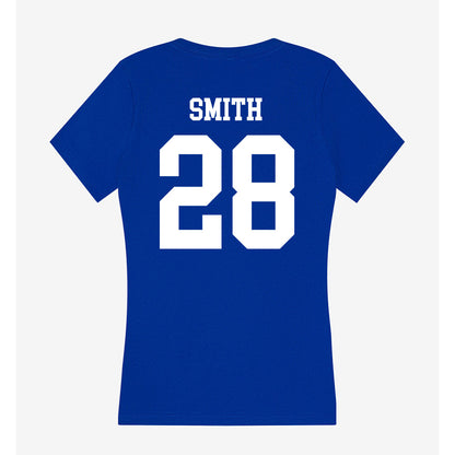 LA Tech - NCAA Football : Jeremiah Smith - Women's V-Neck T-Shirt-1