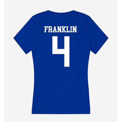 LA Tech - NCAA Football : Kam franklin - Women's V-Neck T-Shirt-1