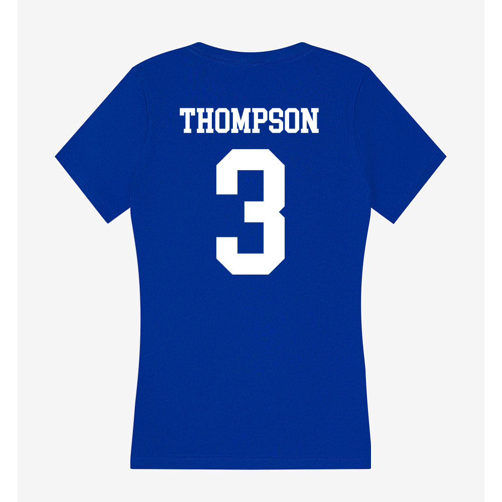 LA Tech - NCAA Women's Soccer : Layla Thompson - Women's V-Neck T-Shirt-1