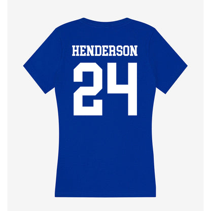 LA Tech - NCAA Softball : Raegan Henderson - Women's V-Neck T-Shirt-1