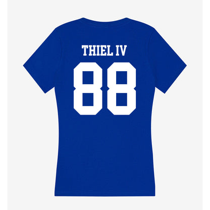 LA Tech - NCAA Football : Johnnie Thiel IV - Women's V-Neck T-Shirt-1