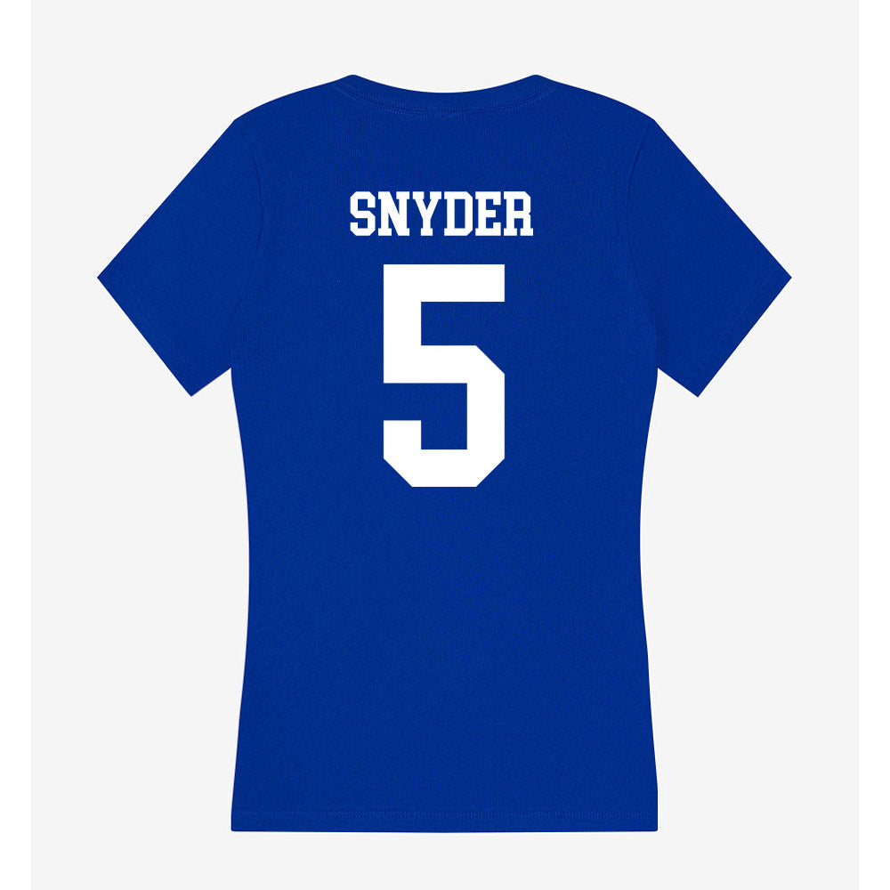 LA Tech - NCAA Softball : Addison Snyder - Women's V-Neck T-Shirt-1