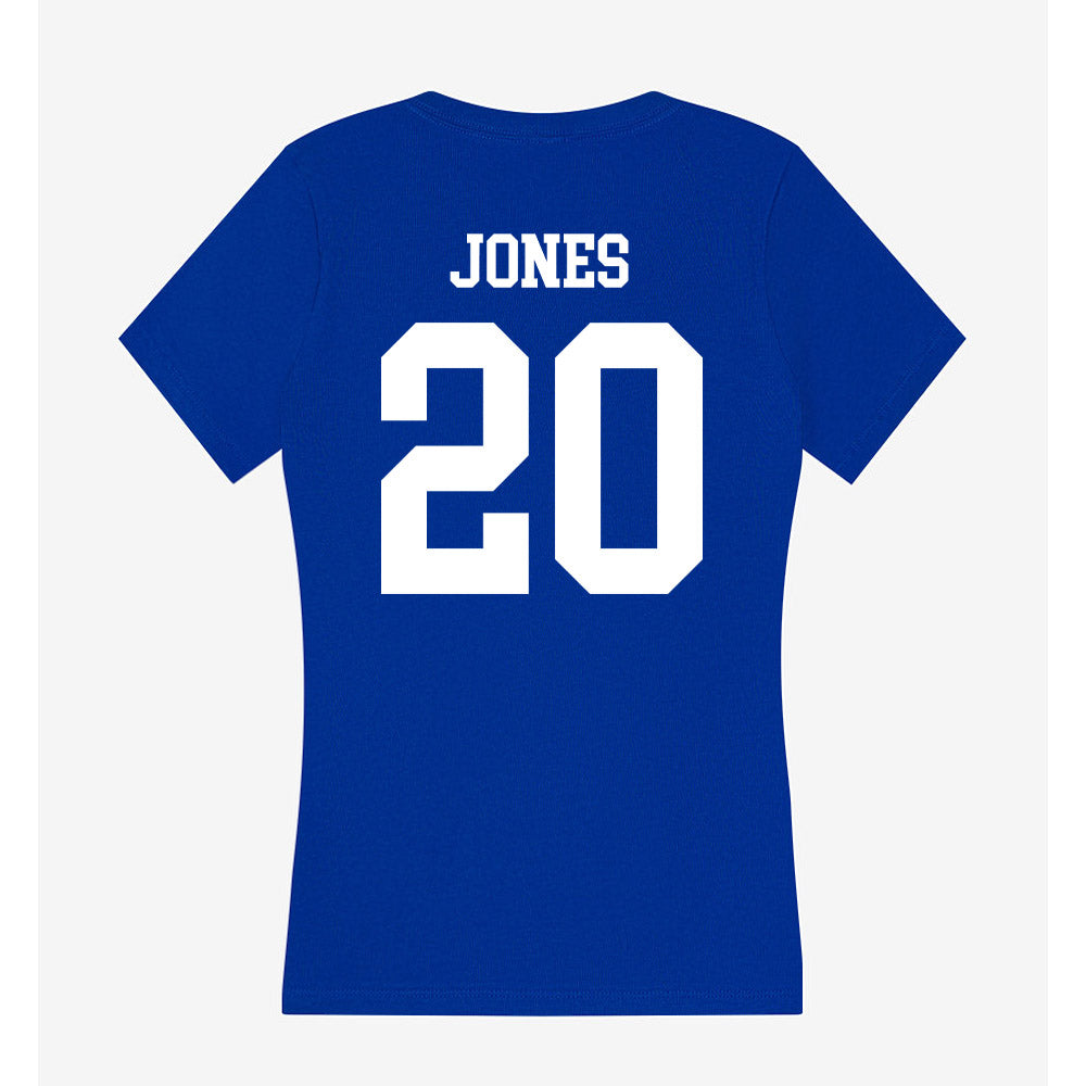 LA Tech - NCAA Football : Ty Jones - Women's V-Neck T-Shirt-1