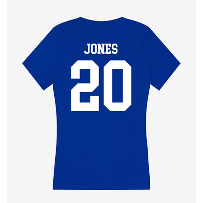 LA Tech - NCAA Football : Ty Jones - Women's V-Neck T-Shirt-1