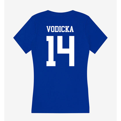 LA Tech - NCAA Football : Brady Vodicka - Women's V-Neck T-Shirt-1