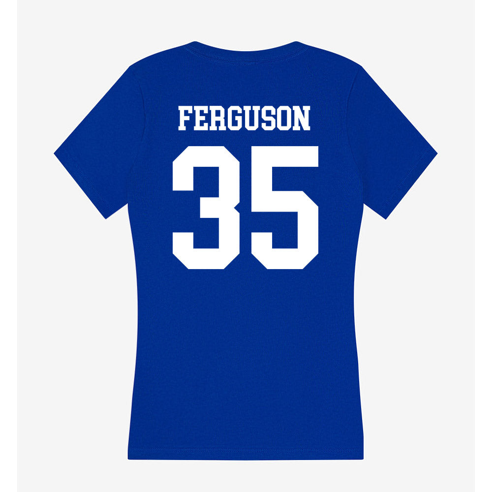 LA Tech - NCAA Baseball : Drew Ferguson - Women's V-Neck T-Shirt-1