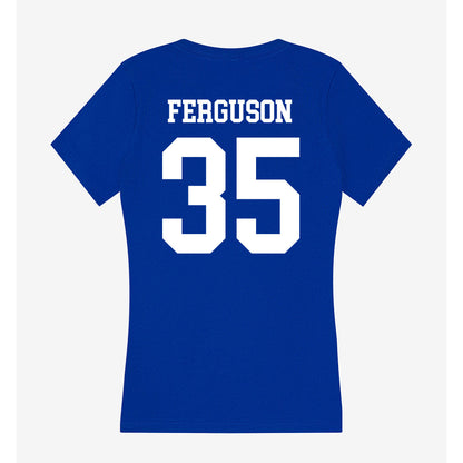 LA Tech - NCAA Baseball : Drew Ferguson - Women's V-Neck T-Shirt-1