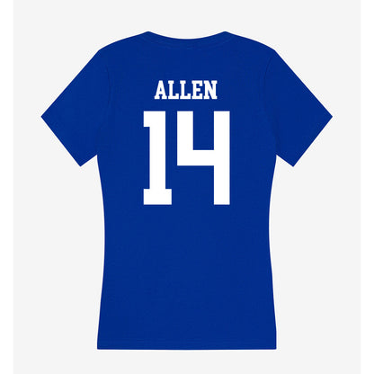 LA Tech - NCAA Men's Basketball : Will Allen - Women's V-Neck T-Shirt-1