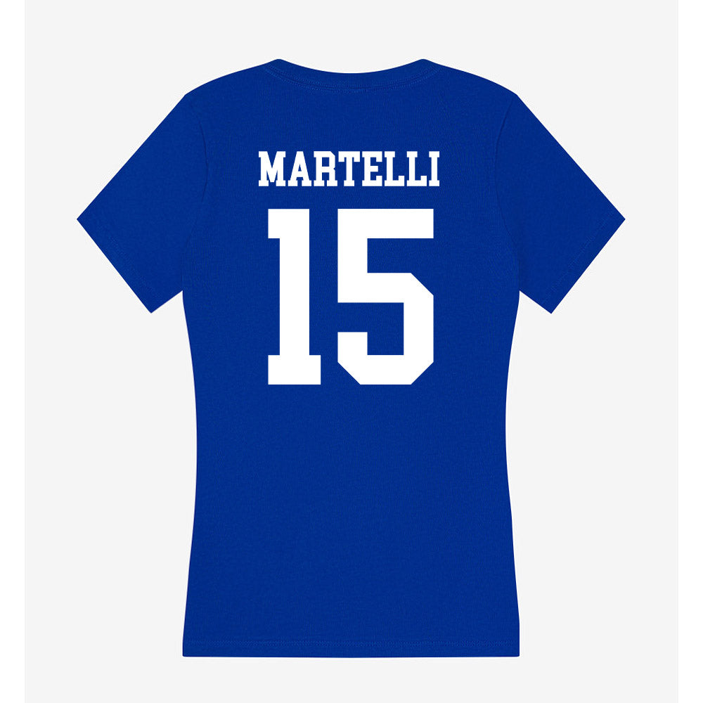 LA Tech - NCAA Women's Soccer : Rose Martelli - Women's V-Neck T-Shirt-1