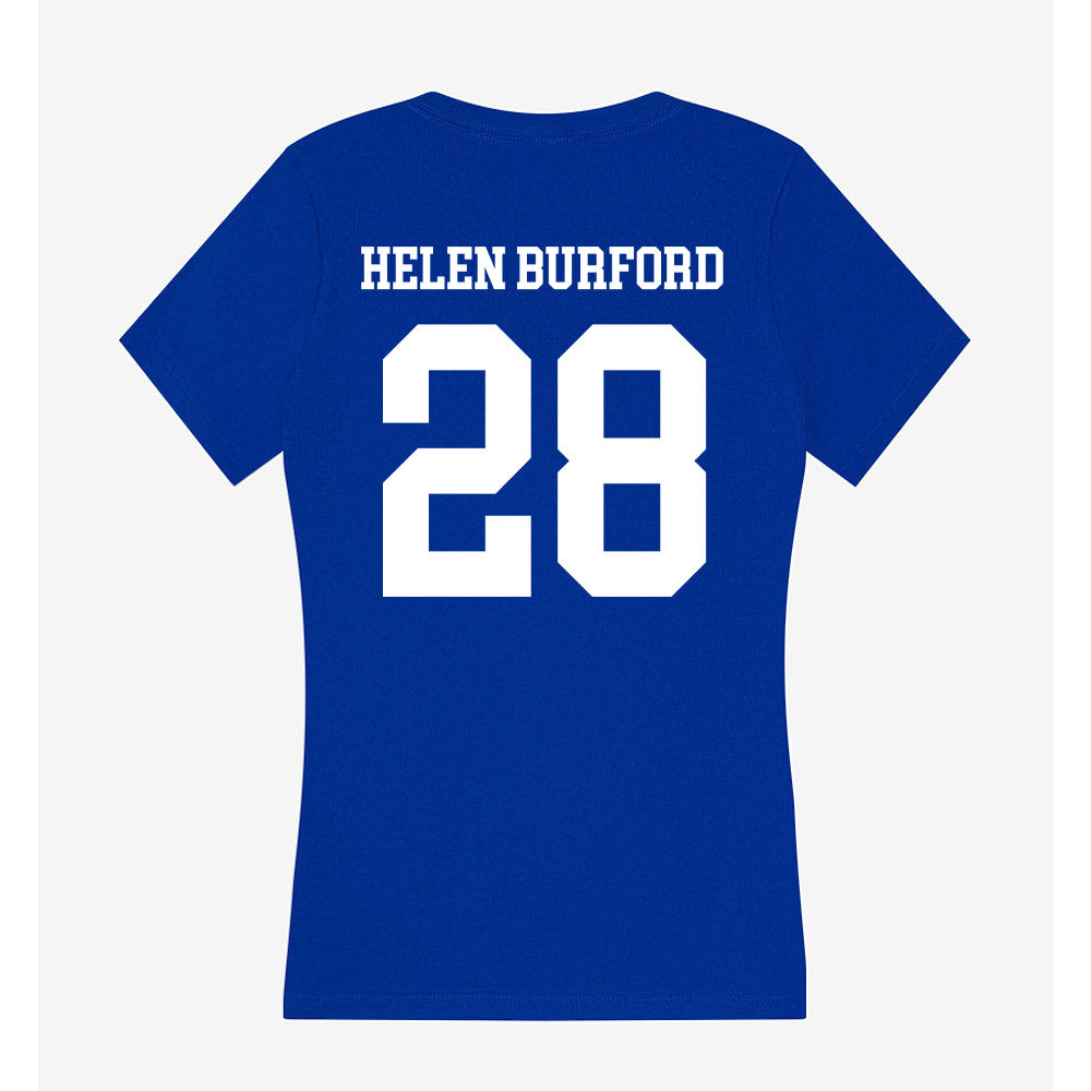 LA Tech - NCAA Women's Soccer : Mary Helen Burford - Women's V-Neck T-Shirt-1