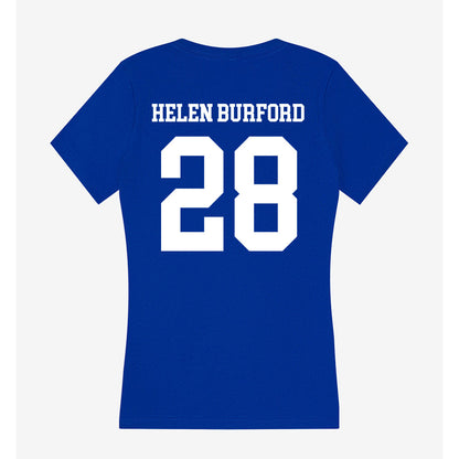 LA Tech - NCAA Women's Soccer : Mary Helen Burford - Women's V-Neck T-Shirt-1