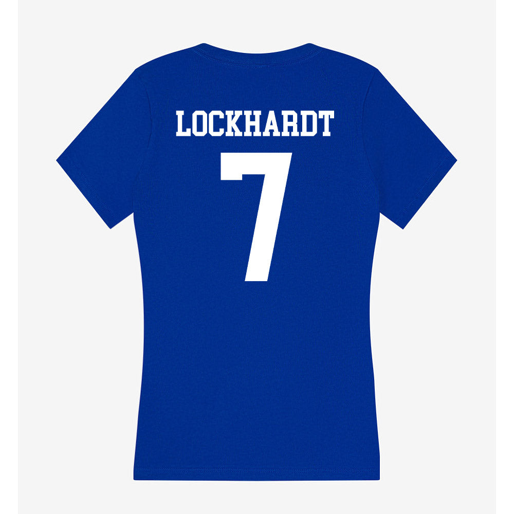 LA Tech - NCAA Football : Janard Lockhardt - Women's V-Neck T-Shirt-1