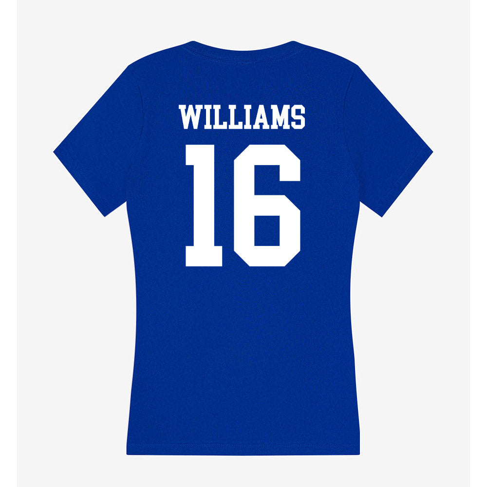 LA Tech - NCAA Women's Volleyball : Charlize Williams - Women's V-Neck T-Shirt-1