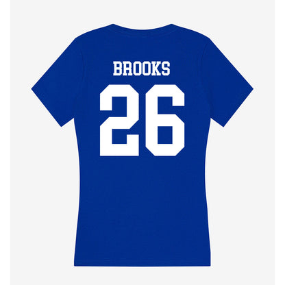 LA Tech - NCAA Football : Dylone Brooks - Women's V-Neck T-Shirt-1