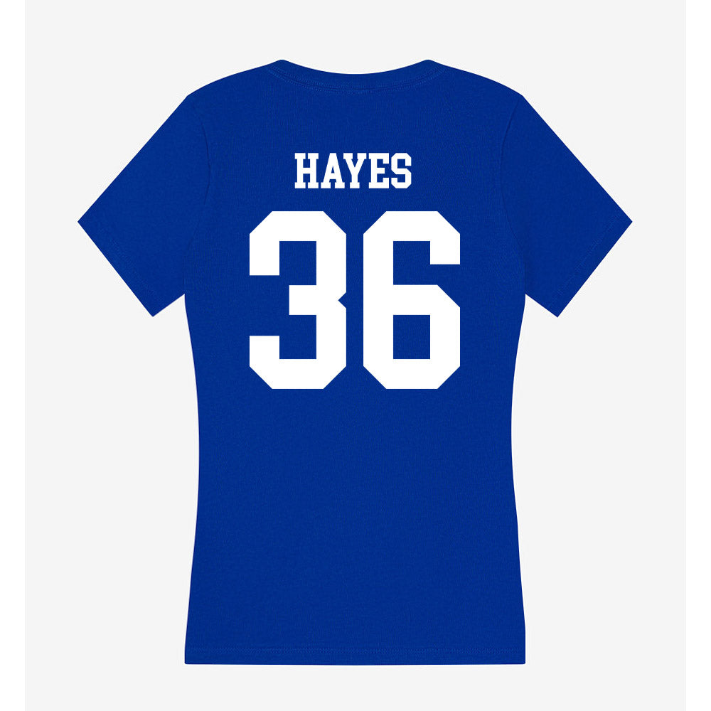 LA Tech - NCAA Football : Zander Hayes - Women's V-Neck T-Shirt-1