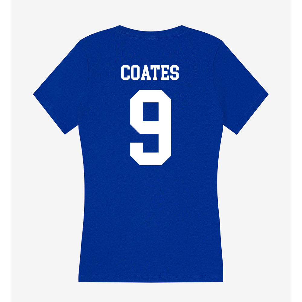 LA Tech - NCAA Baseball : Colton Coates - Women's V-Neck T-Shirt-1