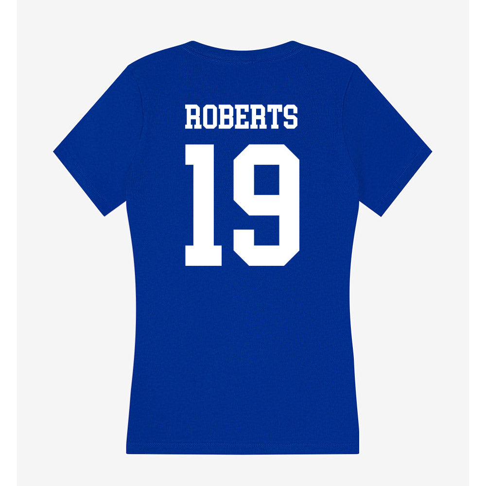 LA Tech - NCAA Women's Soccer : Reagan Roberts - Women's V-Neck T-Shirt-1
