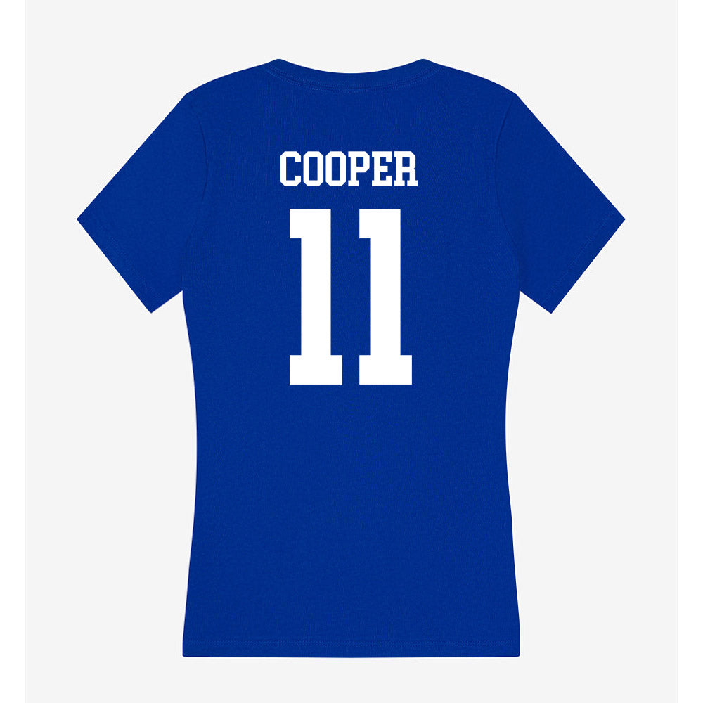 LA Tech - NCAA Men's Basketball : Kaden Cooper - Women's V-Neck T-Shirt-1
