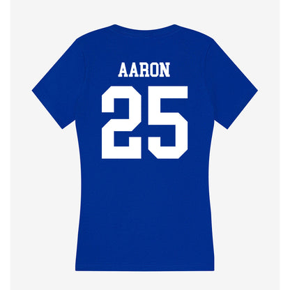 LA Tech - NCAA Women's Basketball : Averi Aaron - Women's V-Neck T-Shirt-1