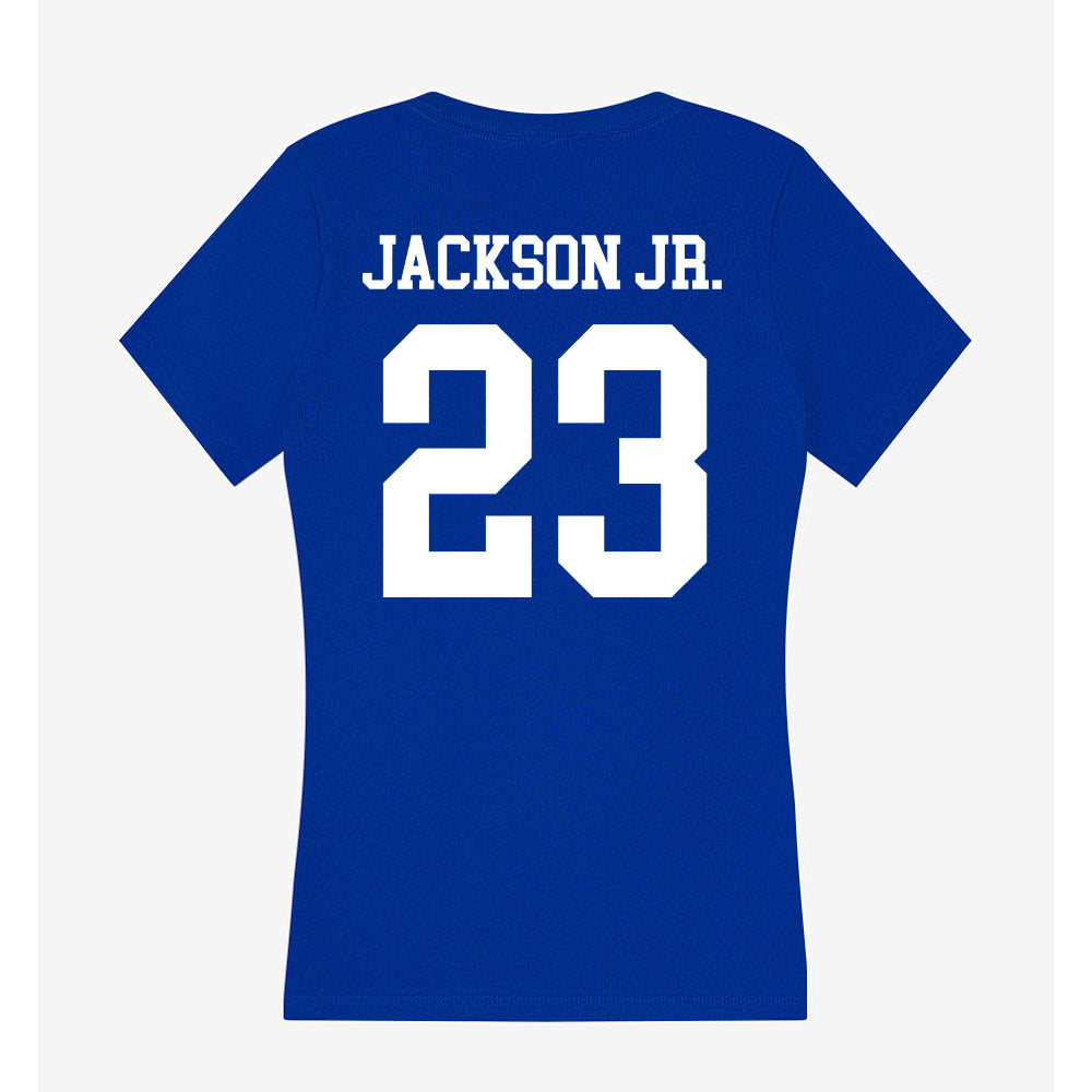 LA Tech - NCAA Football : Alonzo Jackson Jr. - Women's V-Neck T-Shirt-1