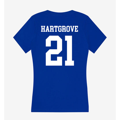 LA Tech - NCAA Baseball : Hudson Hartgrove - Women's V-Neck T-Shirt-1