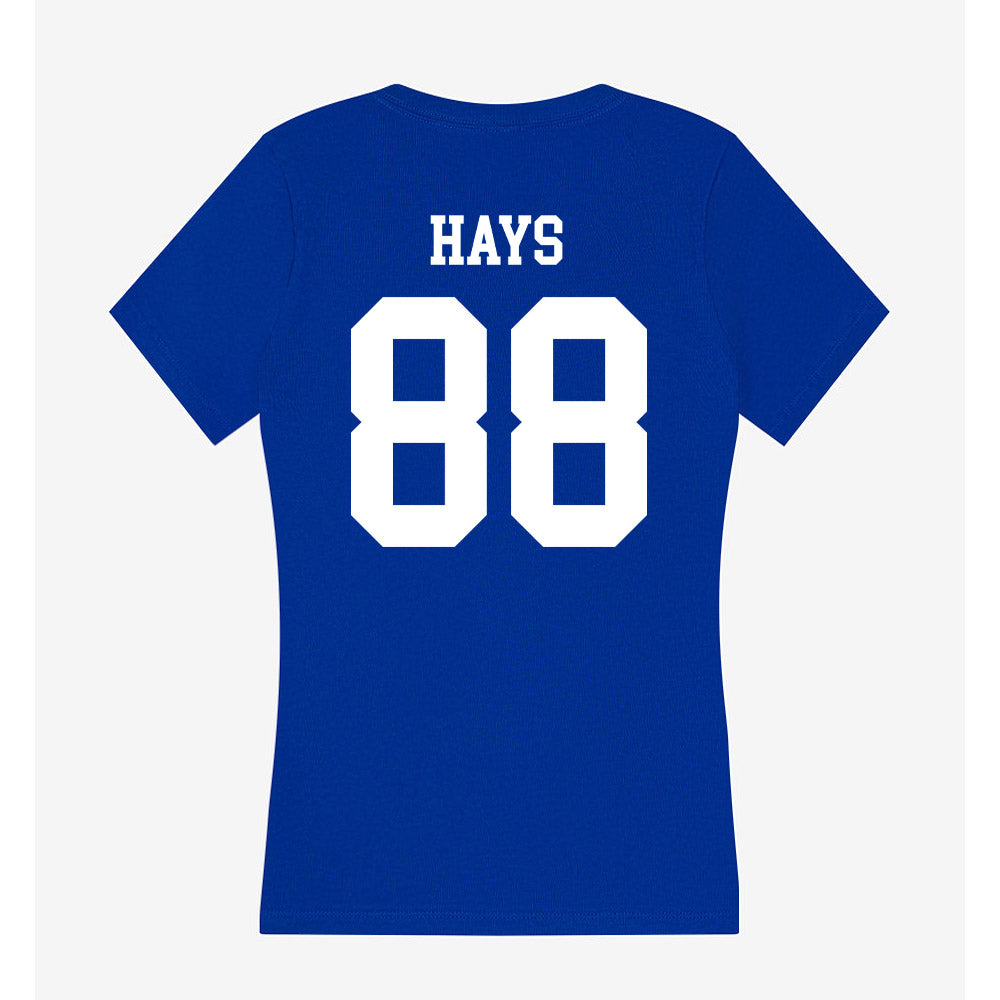 LA Tech - NCAA Football : Zachary Hays - Women's V-Neck T-Shirt-1
