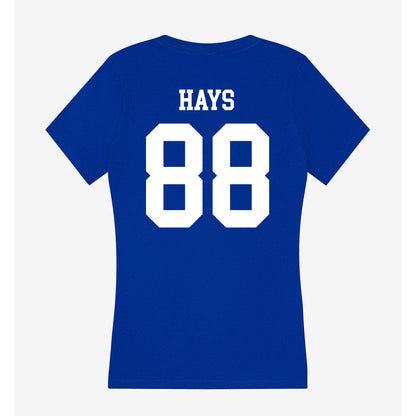 LA Tech - NCAA Football : Zachary Hays - Women's V-Neck T-Shirt-1