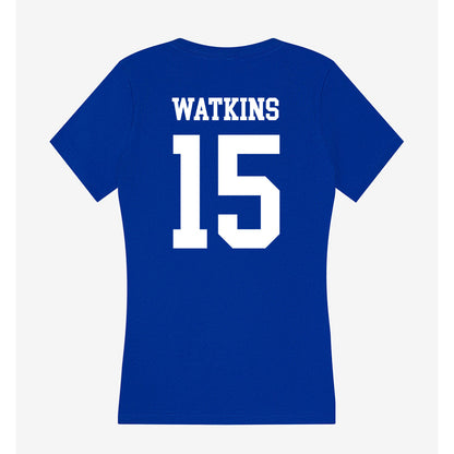 LA Tech - NCAA Football : Luke Watkins - Women's V-Neck T-Shirt-1