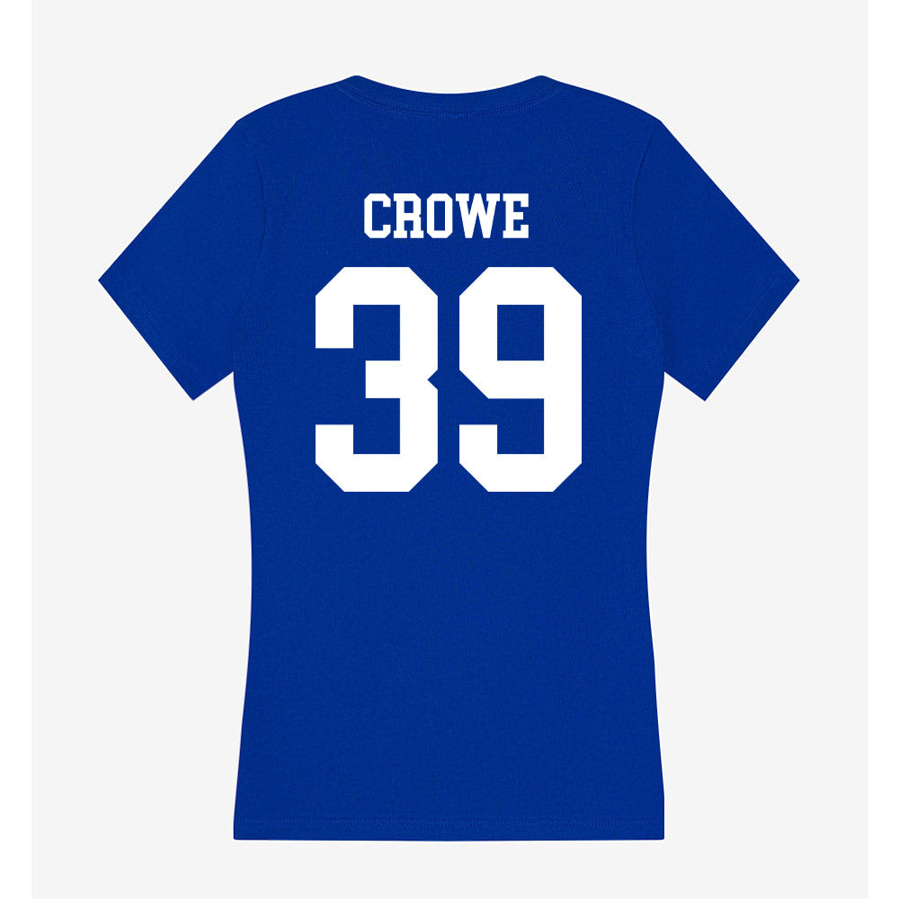 LA Tech - NCAA Football : Jacoryian Crowe - Women's V-Neck T-Shirt-1