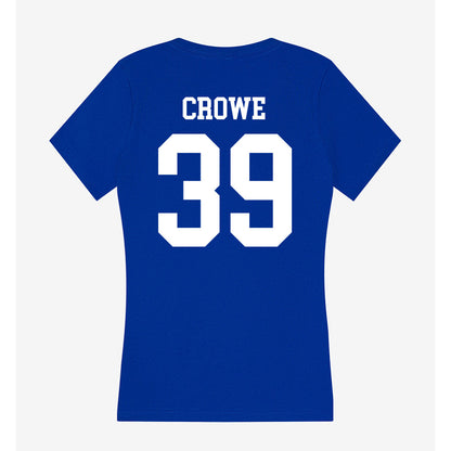 LA Tech - NCAA Football : Jacoryian Crowe - Women's V-Neck T-Shirt-1