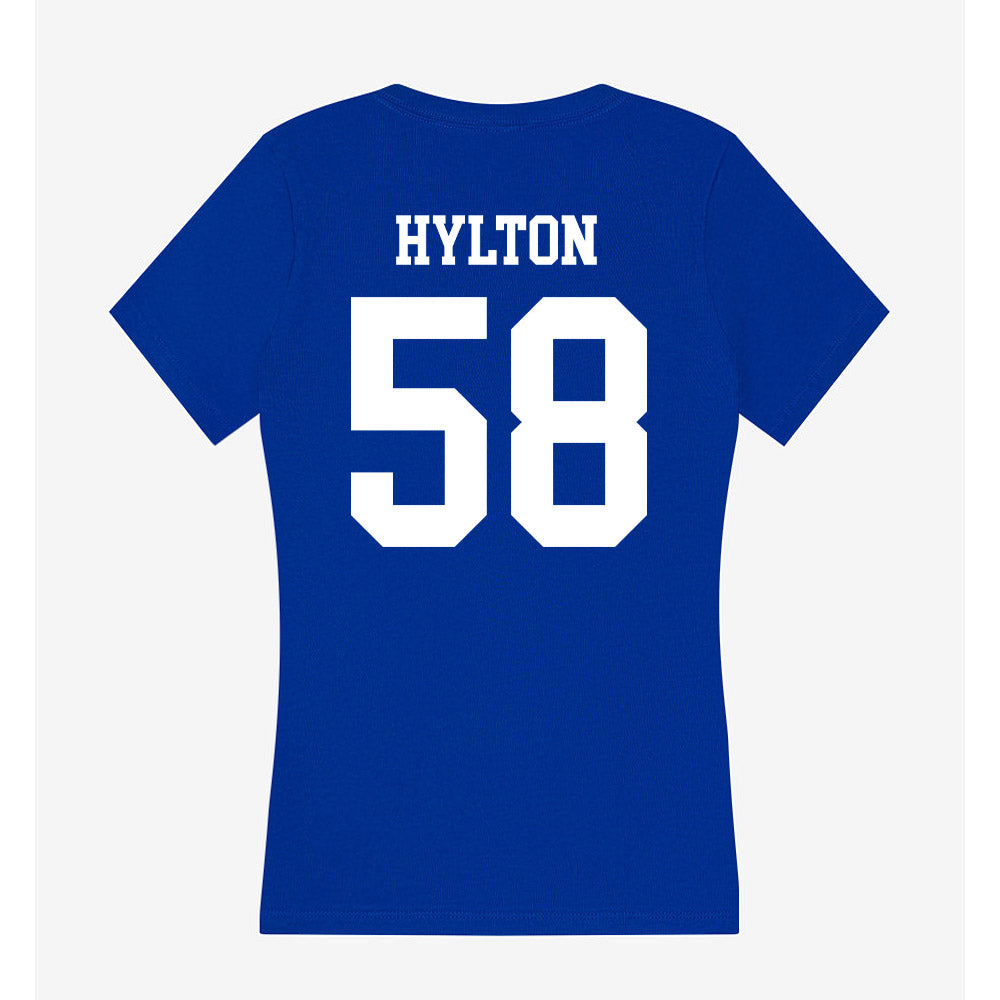 LA Tech - NCAA Football : Tye Hylton - Women's V-Neck T-Shirt-1