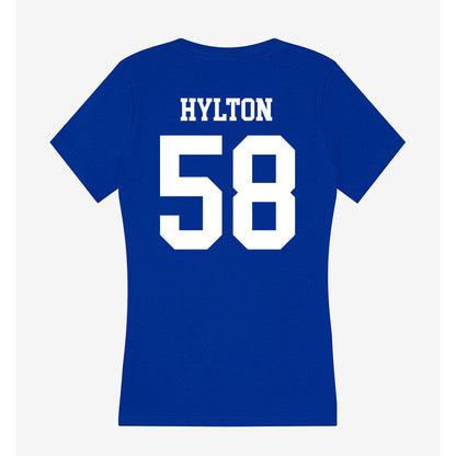 LA Tech - NCAA Football : Tye Hylton - Women's V-Neck T-Shirt-1