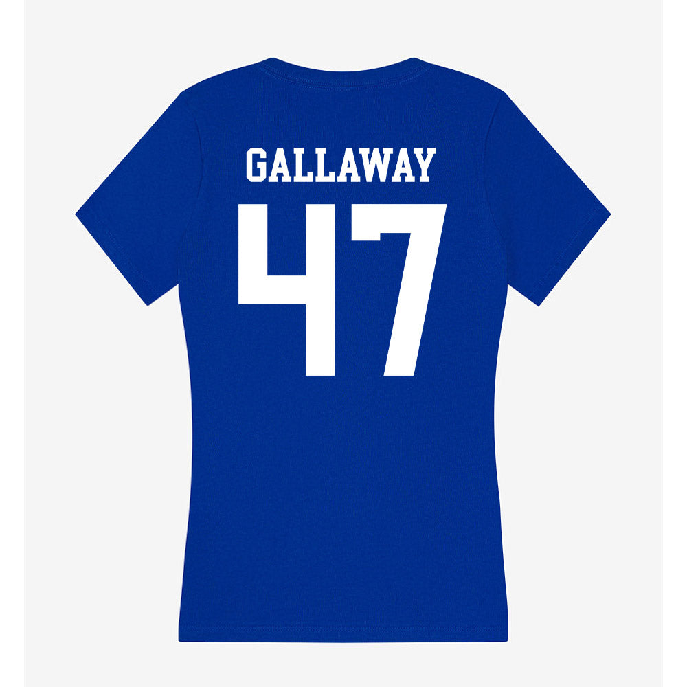 LA Tech - NCAA Softball : Bradi Gallaway - Women's V-Neck T-Shirt-1