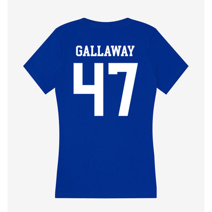 LA Tech - NCAA Softball : Bradi Gallaway - Women's V-Neck T-Shirt-1