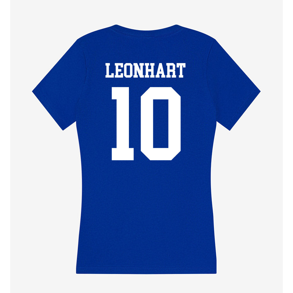 LA Tech - NCAA Women's Soccer : Ashley Leonhart - Women's V-Neck T-Shirt-1