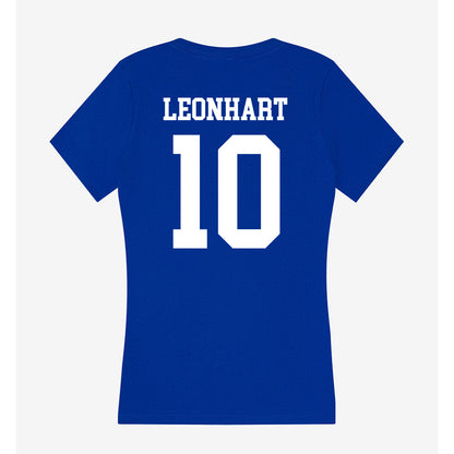 LA Tech - NCAA Women's Soccer : Ashley Leonhart - Women's V-Neck T-Shirt-1