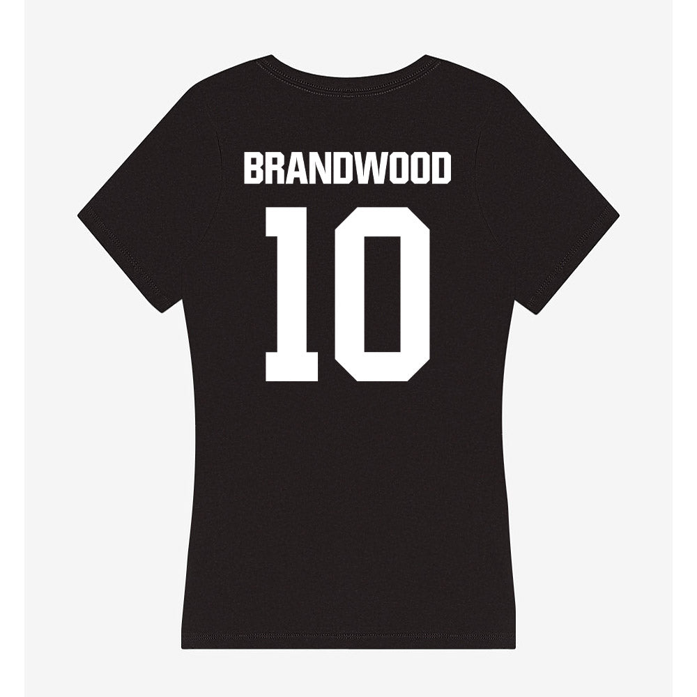 Davidson - NCAA Football : Gavin Brandwood - Women's V-Neck T-Shirt-1
